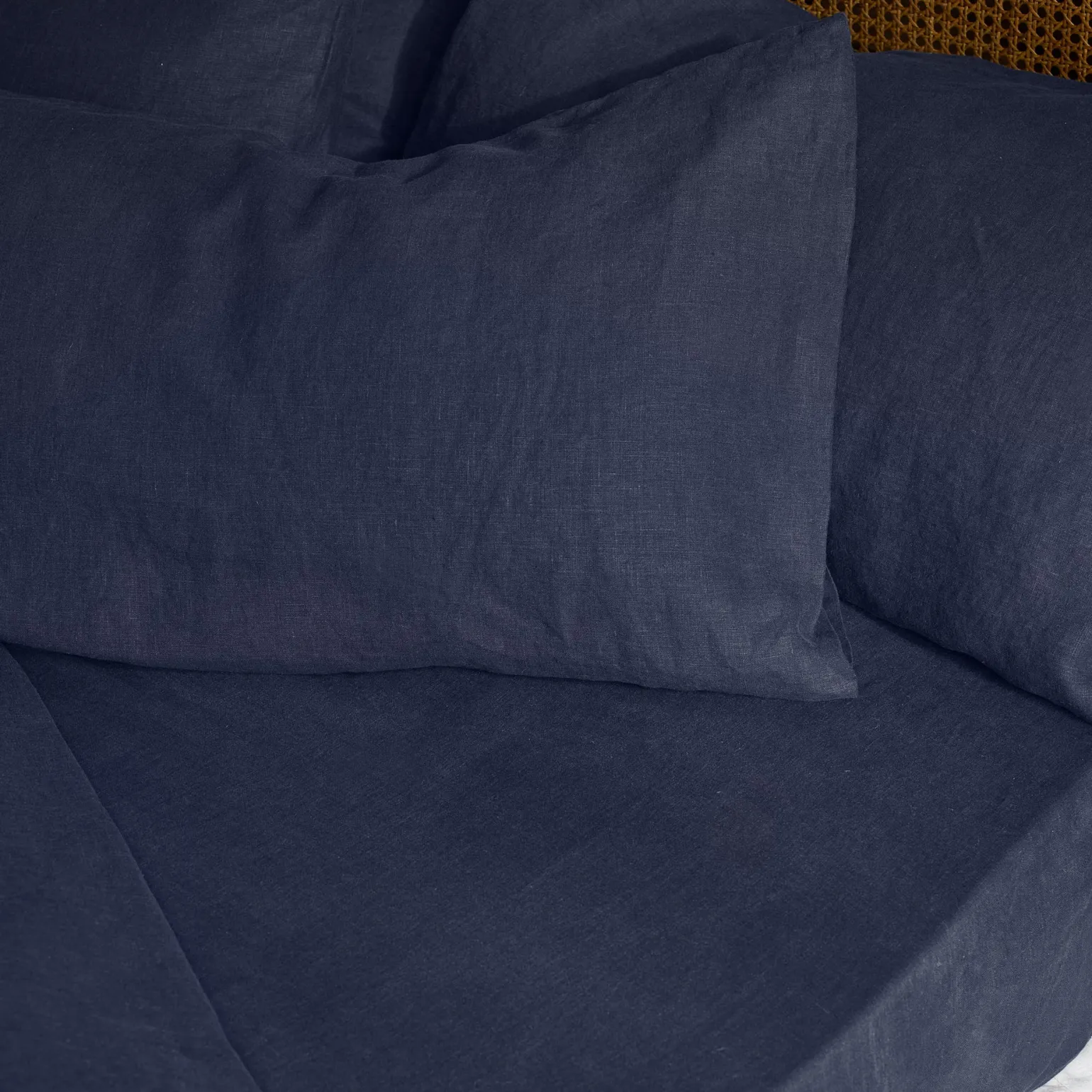 Atlantic Linen Blend Fitted Sheet