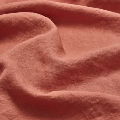 Burnt Orange Linen Blend Pillowcase (Pair)