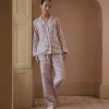 Elderberry Gingham Linen Women's Pajama pants