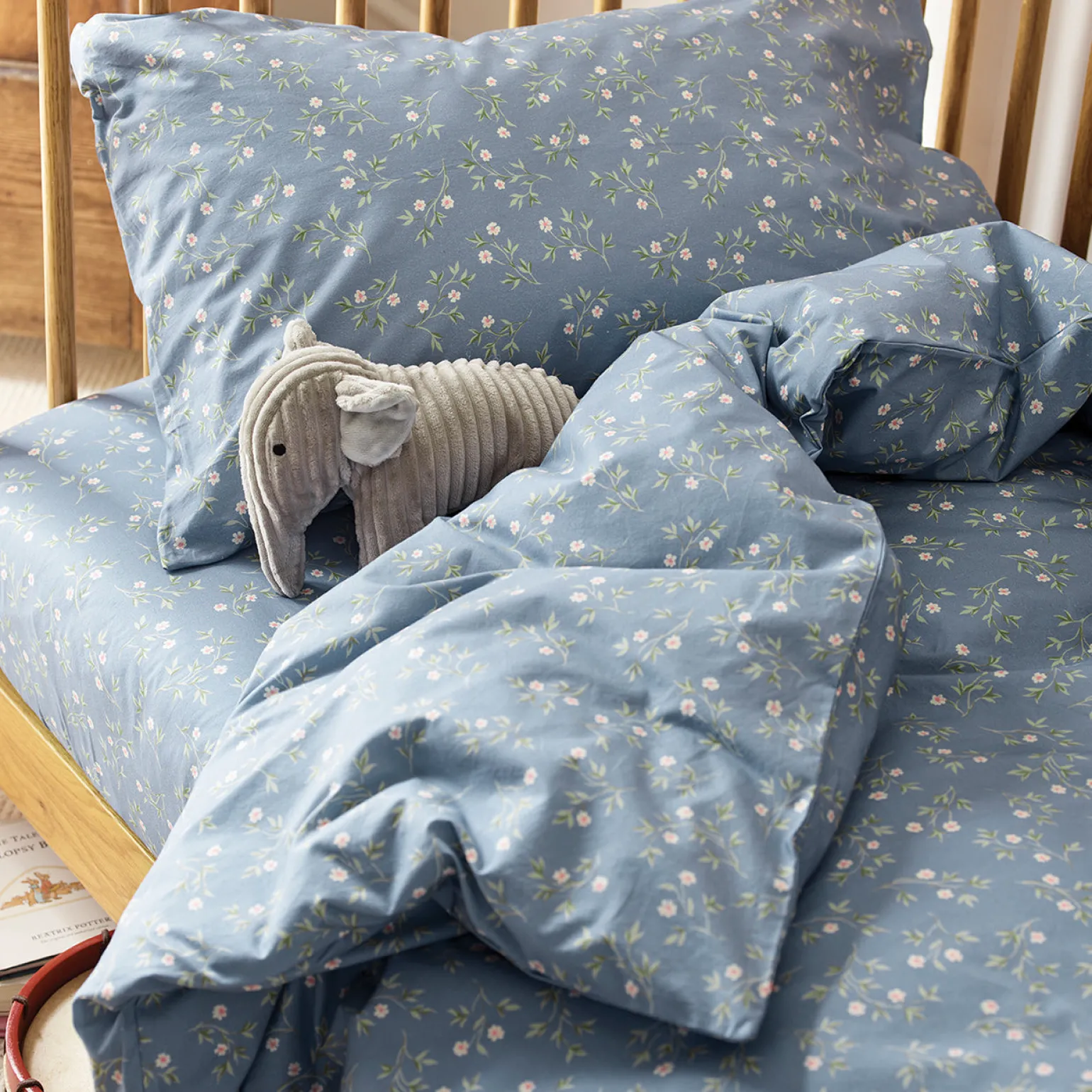 Iris Kids Floral Cotton Bedding Set