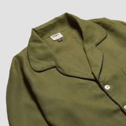 Men's Moss Linen Pajama Set
