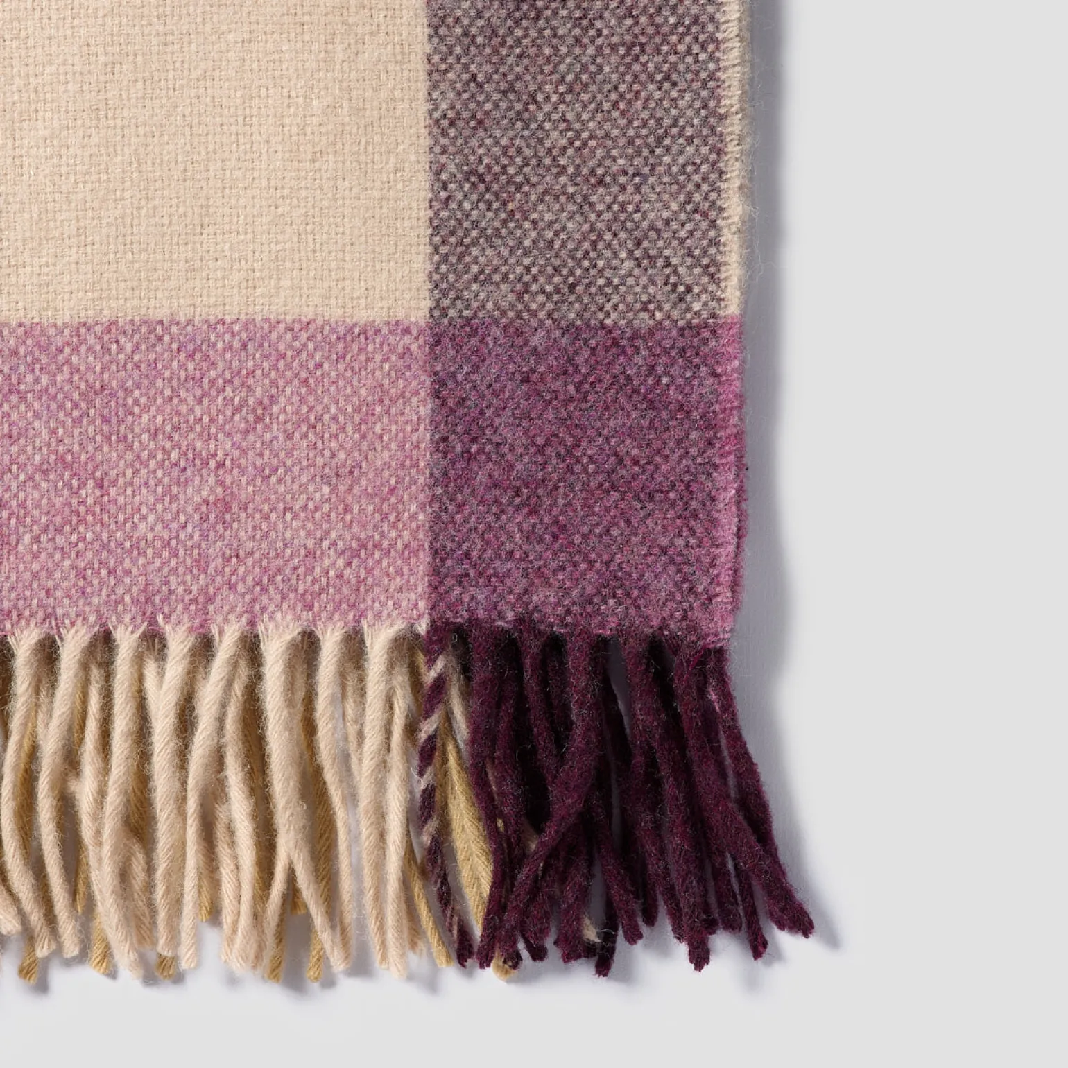 Moorland Border Wool Blanket