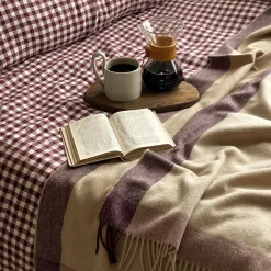 Moorland Border Wool Blanket