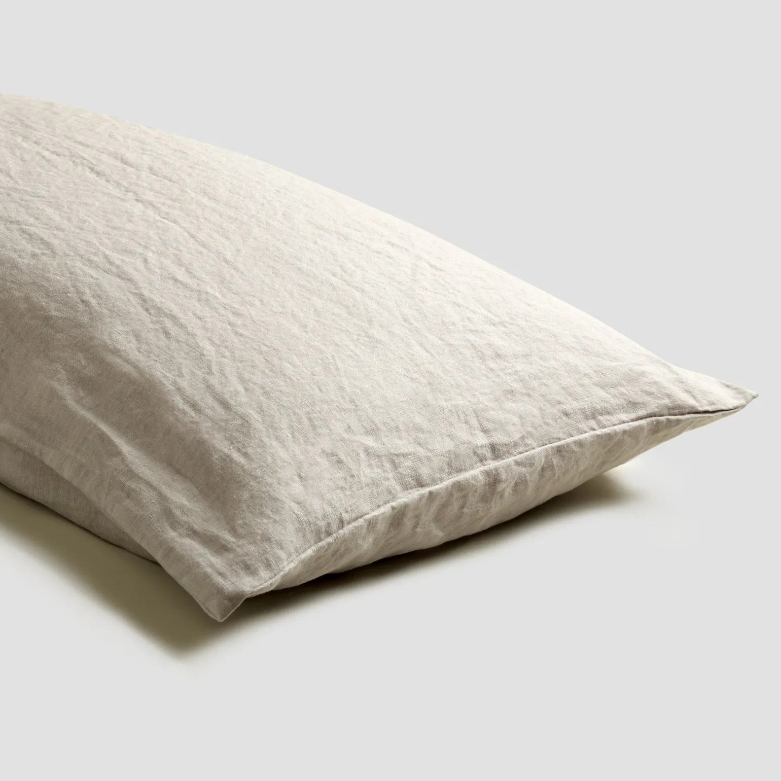 Oatmeal 100% Linen Pillowcases (Pair)