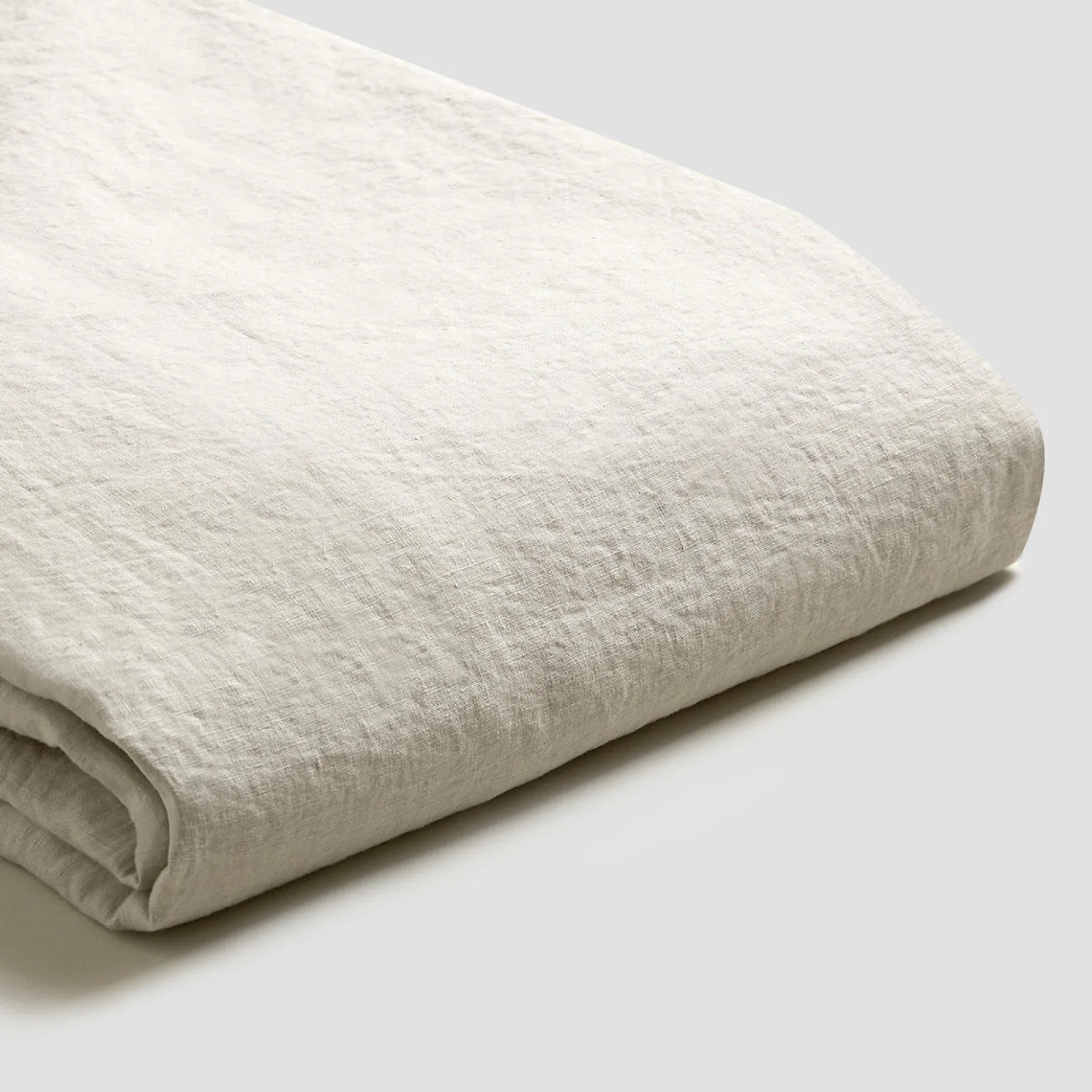 Oatmeal Linen Blend Flat Sheet