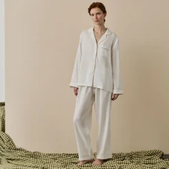 Pearl Linen Pajama Set