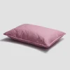 Raspberry Linen Sham (Pair) - Euro