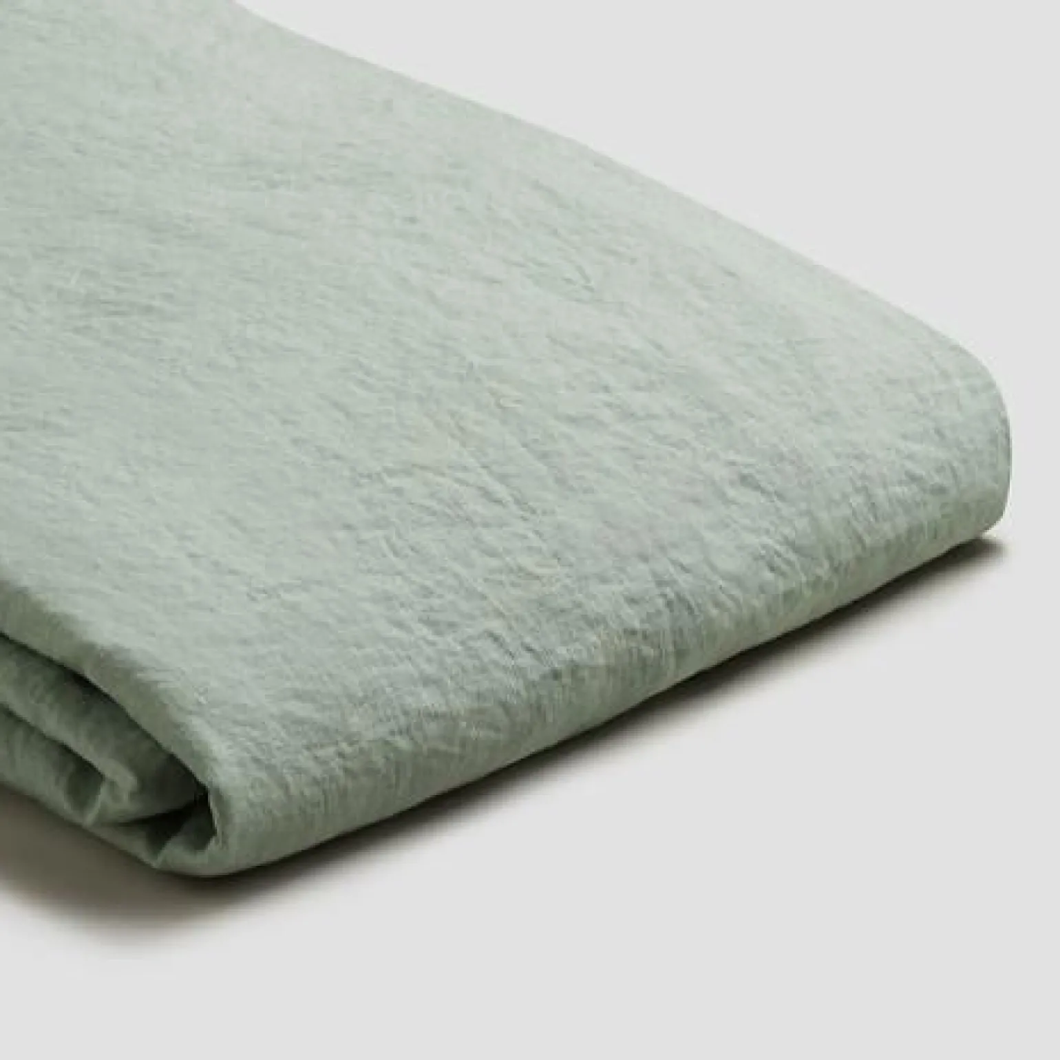 Sage Green 100% Linen Flat Sheet