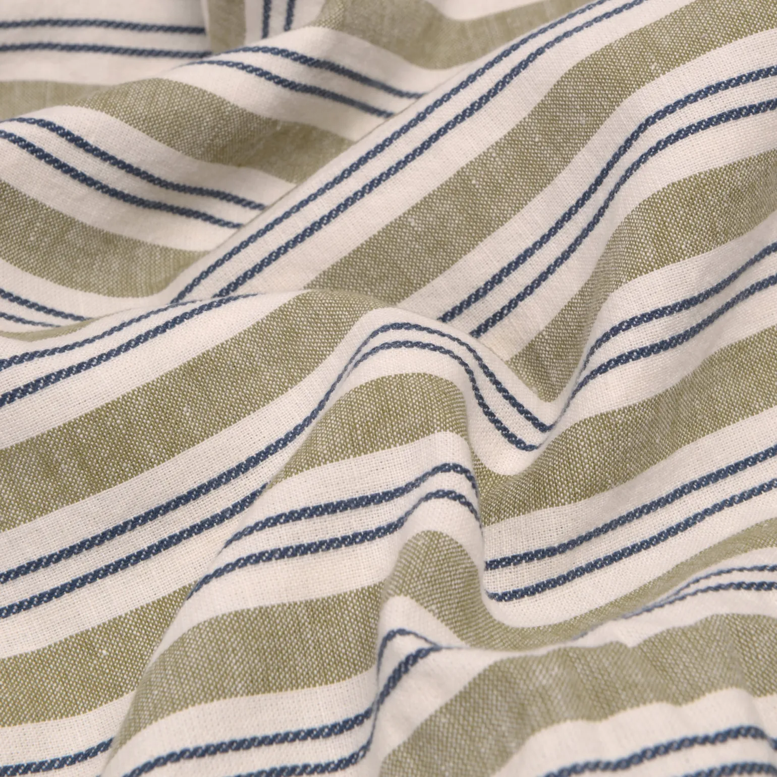 Thyme Somerley Stripe Linen Blend Pillowcases (Pair)