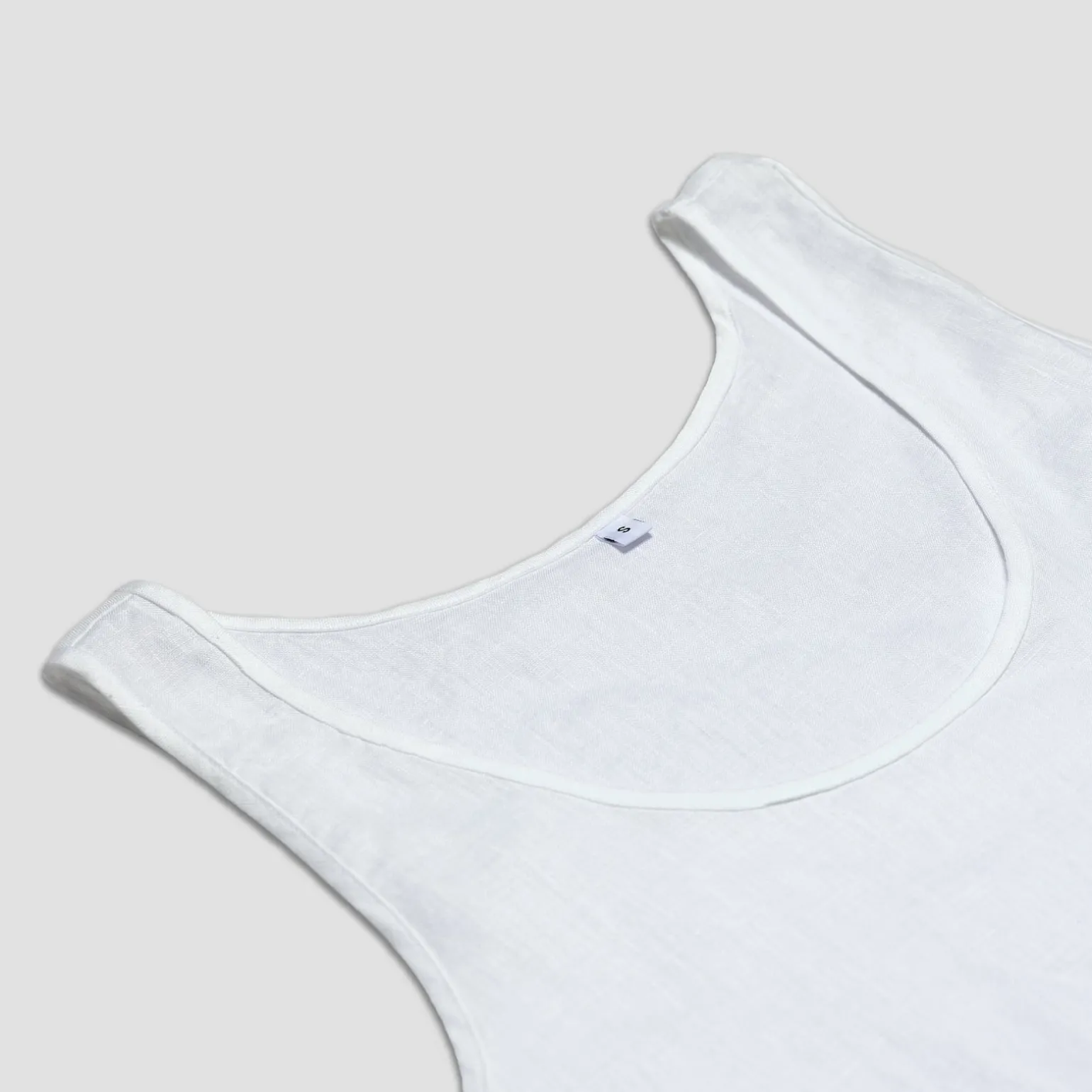 White Linen Cami Top